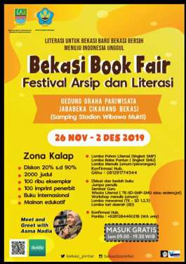 Menjelajah Literasi di Bekasi Book Fair 2019