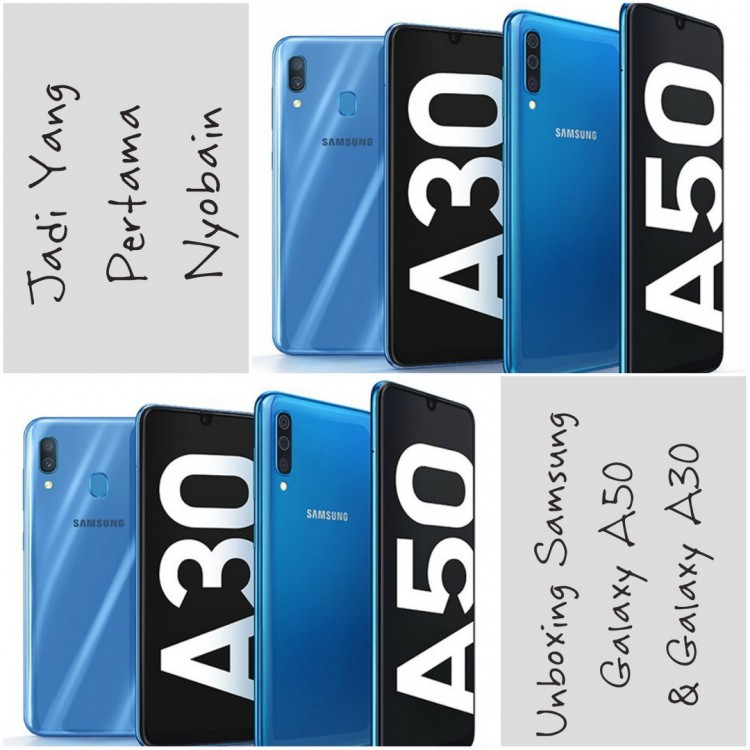 Jadi Yang Pertama Nyobain Unboxing Samsung Galaxy A50 dan A30 #AForLive
