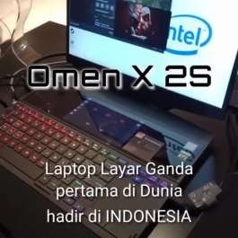 Omen X2S: Laptop Layar Ganda Pertama di Dunia Hadir di Indonesia