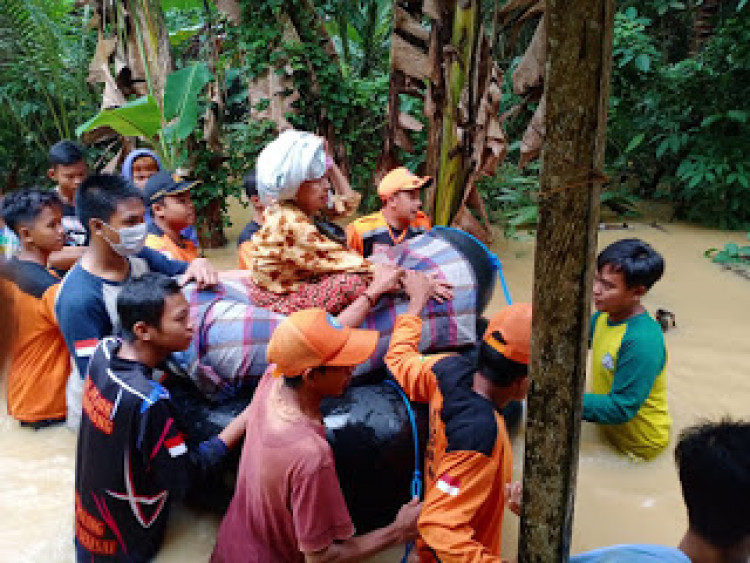 Banjir di Kab. Tabalong, Kalimantan Selatan 