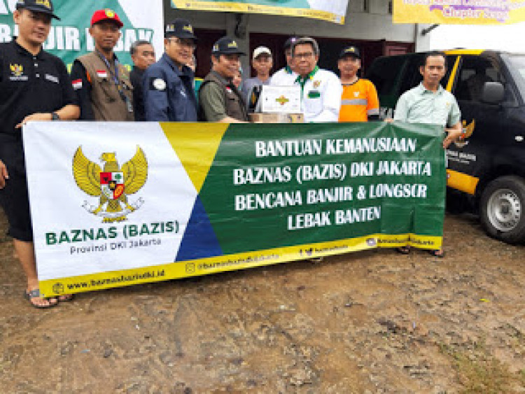 BAZNAS (BAZIS) Provinsi DKI Jakarta Peduli Banjir Bandang di Kab. Lebak Banten 