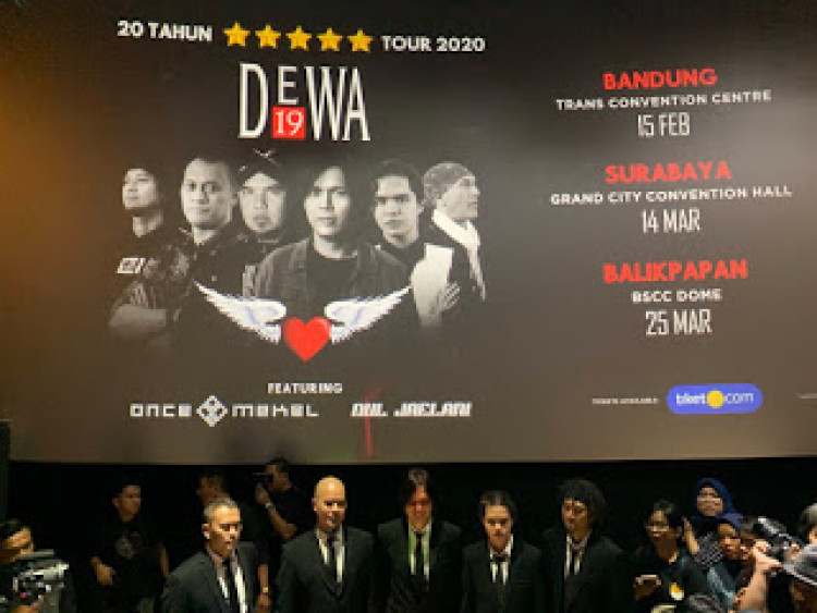 DEWA 19 Adakan Tour Bertajuk “20 Tahun Bintang Lima Tour 2020 featuring Once Mekel | Dul Jaelani”